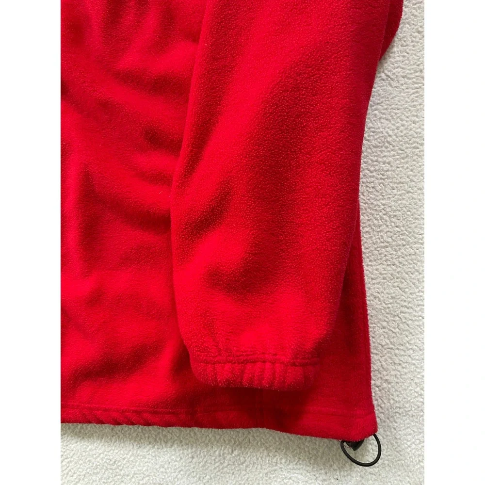 Vintage 90s Pro Player Mens XL Fleece Jacket Red Ohio State Buckeyes Full Zip